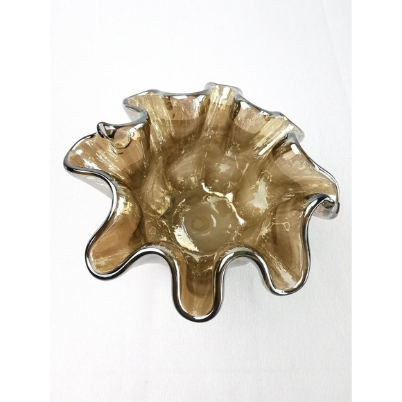 Antonio Tammaro Murano Art Glass Candle Vase Made In Italy 5" - Picture 5 of 11